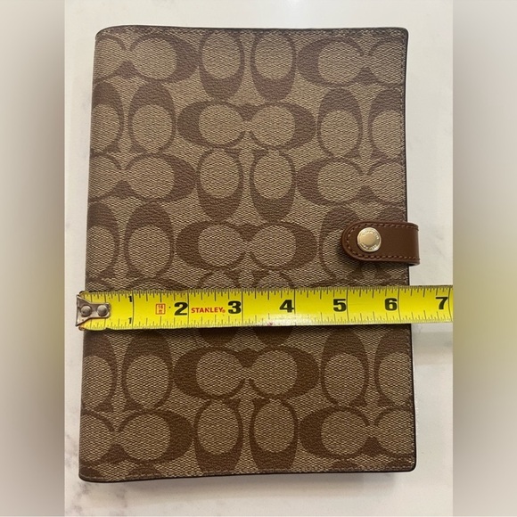 COACH notebook with Elegant Canvas and Leather Cover - Picture 11 of 12